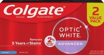 Colgate Optic White, Plaque, Sensitive 3 oz & up or Total 5.1 oz & up toothpasteDigital mfr coupon + Buy 2 get $5 ExtraBucks Rewards WITH CARD