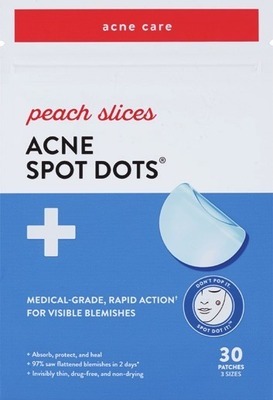 ANY Peach Slices acne care.Spend $10 get $4 ExtraBucks Rewards®