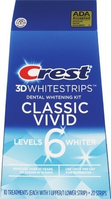 Crest 3D Whitestrips Classic Vivid, Daily Whitening serum or Overnight kitAlso get savings with 5.00 Digital mfr coupon + Buy 1 get $8 ExtraBucks Rewards®