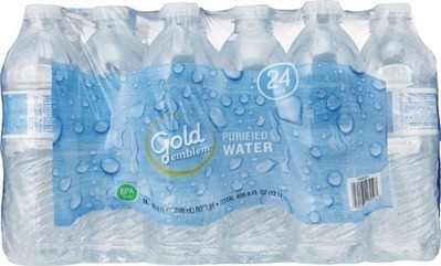 Gold Emblem purified water 24 pk., 16.9 oz bottlesAlso get savings with $1.00 Digital mfr coupon + Buy 2 get $2 ExtraBucks Rewards®♦