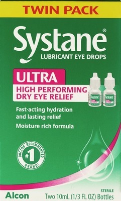 Systane Ultra lubricant eye drops twin pk.Buy 1 get $6 ExtraBucks Rewards®