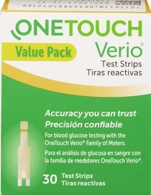 OneTouch Verio test strips 30 ct., 60 ct. or Ultra Plus test strips 30 ct.††Buy 2 get $6 ExtraBucks Rewards® WITH CARD