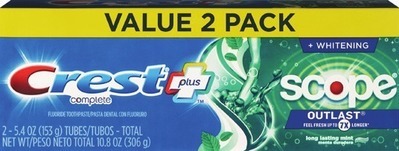 Crest toothpaste, Oral-B toothbrush, floss, Fixodent 2-4 pk. or Oral-B rinse 475mL.Buy 1 get 1 50% OFF* WITH CARD + Also get savings with $3.00 on 2 Digital mfr coupon + Spend $30 get $10 ExtraBucks Rewards®