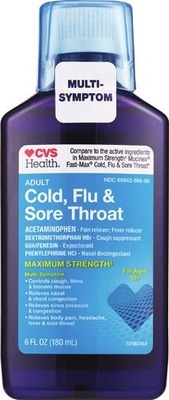 CVS Health adult cold reliefSpend $30 get $10 ExtraBucks Rewards®⯁ WITH CARD