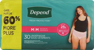 Poise or Depend bulk pks$3.00 Digital mfr coupon + spend $30 get $10 ExtraBucks Rewards® WITH CARD