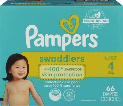 Pampers Super Pack 38-104 ct.Buy 1 get 1 50% OFF* WITH CARD PLUS Also get savings with Buy 2 get $10 ExtraBucks Rewards®♦