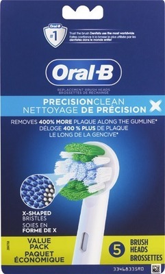 Oral-B refill brush heads 2-5 ct.$5.00 Digital mfr coupon + Buy 1 get $15 ExtraBucks Rewards® WITH CARD