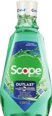 Crest 3D White 3-3.3 oz, Complete 7-7.2 oz, Pro-Health paste 5.1-5.9 oz or Scope/Crest multiprotection 1L.Also get savings with $5.00 on 3 Digital mfr coupon + Buy 3 get $4 ExtraBucks Rewards® WITH CARD