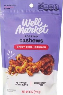 Well Market cashews 7-8 oz, almonds 6-8 oz or pistachios 5-8 ozspend $30 get $10 ExtraBucks Rewards®