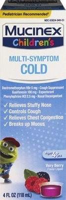 Children's Delsym cough 3 oz, Mucinex cold/cough 4 oz or packets 12 ct.Also get savings with Digital mfr coupon + Spend $30 get $10 ExtraBucks Rewards®♦