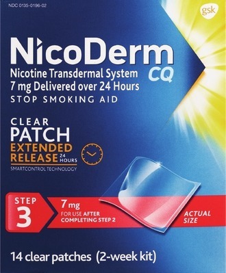 Nicorette, NicoDerm CQ Patches 14 ct., gum 100 ct. or lozenges 80-81 ct.Also get savings with $10.00 Digital mfr coupon + Buy 1 get $5 ExtraBucks Rewards®♦