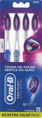 Oral-B brush 4 pk., Glide floss, Gleem battery brush, Crest Gum Detoxify or 3D White Brilliance Daily 2-Step systemBuy 2 get $5 ExtraBucks Rewards® WITH CARD