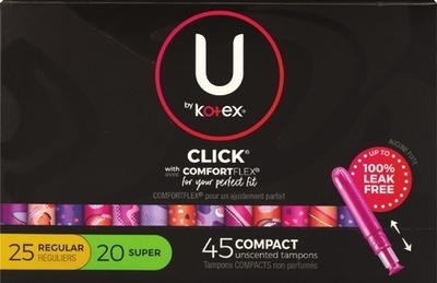 U by Kotex, Thinx or Poise padsSpend $30 get $10 ExtraBucks Rewards® WITH CARD