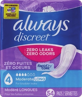 ANY Always Discreet pads3.00 Digital mfr coupon + Spend $30 get $10 ExtraBucks Rewards®