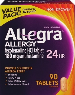 Allegra 90 ctAlso get savings with $10.00 Digital mfr coupon