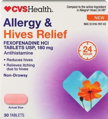 CVS Health adult allergy reliefSpend $20 get $5 ExtraBucks Rewards®⯁ WITH CARD