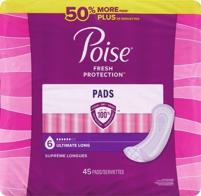 Poise or Depend bulk pksAlso get savings with 3.00 Digital mfr coupon