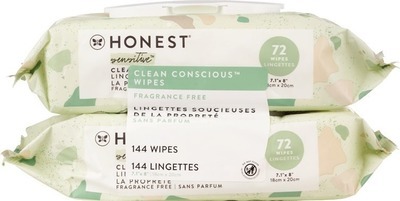 Honest baby wipes or WaterWipes 60-240 ct.Spend $45 get $15 ExtraBucks Rewards®✧WITH CARD