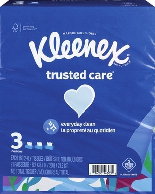 Kleenex tissues 3-4 pk.Also get savings with Spend $20 get $5 ExtraBucks Rewards®