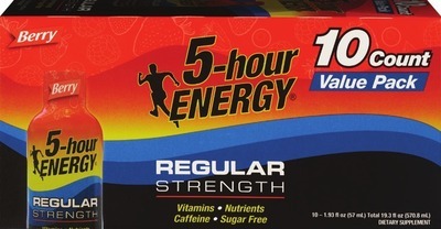 5-hour Energy.Spend $20 get $5 ExtraBucks Rewards® WITH CARD