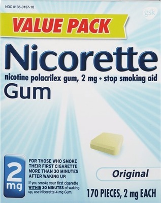 Nicorette gum 160-170 ct.††Buy 1 get $20 ExtraBucks Rewards® WITH CARD