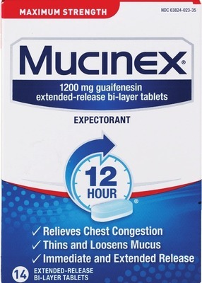 Mucinex, Mucinex DM maximum strength 14 ct., children's cough/cold syrup 6.8 oz or 2 pk.Buy 1 get $6 ExtraBucks Rewards® WITH CARD