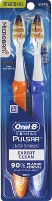 Oral-B manual brush 2 pk., battery brush 1 ct. or refills 2 ct.Buy 2 get $7 ExtraBucks Rewards® WITH CARD