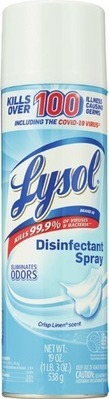 Lysol disinfectant spray 19 oz or Air Sanitizer 10 oz.Also get savings with Digital mfr coupon + spend $15 get $3 ExtraBucks Rewards®