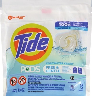 Tide PODS 12, 16 ct., Gain flings! 14-16 ct., Beads 5 oz, Bounce, Downy dryer sheets 40-80 ct. or Tide spray 22 ozAlso get savings with $1.00 Digital mfr coupon + spend $30 get $10 ExtraBucks Rewards®