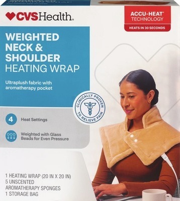 CVS Health heating pads or pain relief devices.Spend $30 get $10 ExtraBucks Rewards®