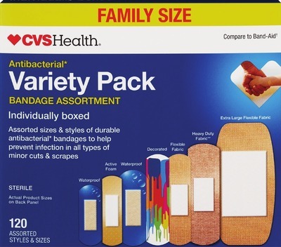 ANY CVS Health bandages, antibiotic ointments, creams or first aid skin care.Spend $12 get $3 ExtraBucks Rewards® WITH CARD