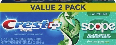 Crest Complete, Pro-Health, 3D White paste 2 pk., Whitening, Gum, Advanced rinse 946mL-1 liter, Glide floss 2 pk. or picks 60-150 ct.Spend $20 get $10 ExtraBucks Rewards® WITH CARD