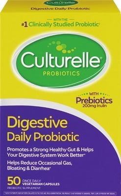 Culturelle digestive health 20-50 ct., baby/kids Probiotics 30 ct. or Probiotic + Fiber 24-30 ct.Buy 1 get $7 ExtraBucks Rewards® WITH CARD