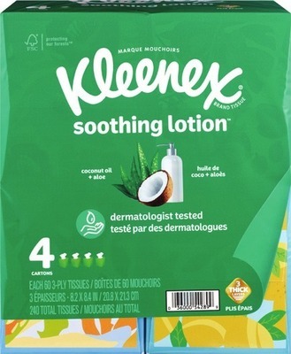 Kleenex tissues 3-4 pk.Also get savings with spend $30 get $10 ExtraBucks Rewards® WITH CARD