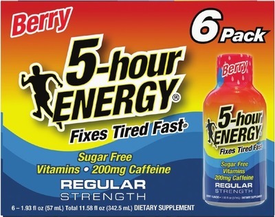 5-hour Energy.Spend $20 get $5 ExtraBucks Rewards® WITH CARD