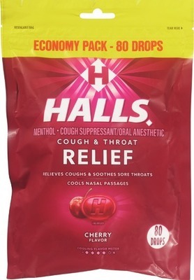 Halls cough drops 70-80 ct. or Minis 24 ct.Buy 1 get 1 50% OFF* WITH CARD + Also get savings with Buy 2 get $2 Extrabucks Rewards®