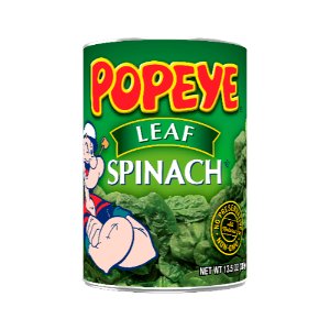 Save $1.00 on Popeye Canned Spinach