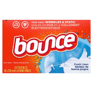 Save $0.50 on Bounce Fabric Sheets