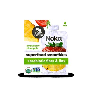 Save $2.00 on 4-pack of Noka Organics Smoothie Pouches