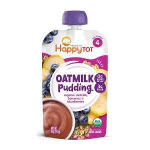 Save $1.00 off 4 Happy Family Oatmilk Pudding Pouches