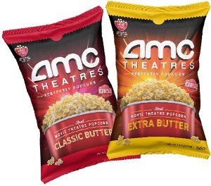 Save $0.55 on AMC Theatres Ready To Eat Popcorn