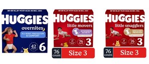 $24.99 Huggies Little Movers, Snugglers or Over Nite