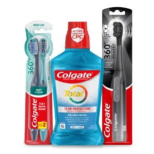 Save $3.00 on 2 select Colgate® Toothbrushes, Mouthwashes or Mouth Rinses