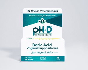 Save $4.00 on pH-D Boric Acid Vaginal Suppositories