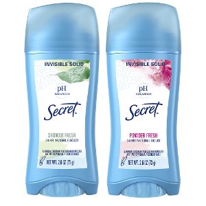 Save $2.00 on 3 Secret Deodorant