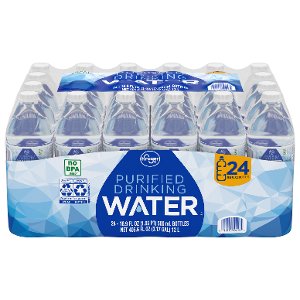 $2.49 Kroger Purified Drinking Water