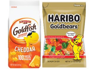Save $2.00 on 1 HARIBO® Goldbears® Gummi Candy when you buy 1 bag of Goldfish® Crackers