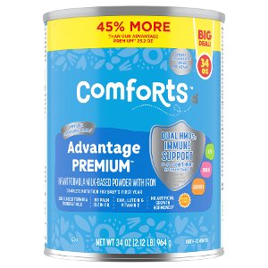 Save $15.00 on Comforts Advantage Premium Infant Formula 34oz