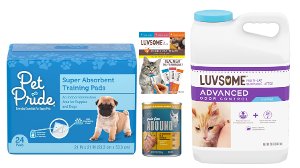 Save 20% off Abound, Luvsome, Pet Pride, Nature's Song select pet items PICKUP OR DELIVERY ONLY