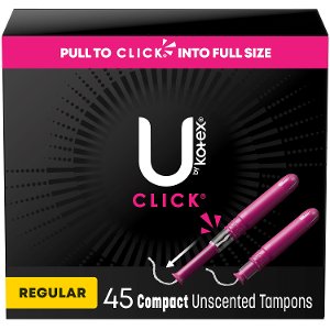 Save $2 on U by Kotex Tampons, Pads, Liners Large Count Packs PICKUP OR DELIVERY ONLY